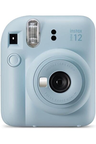 FUJI INSTAX MINI12 BUNDLE WITH FILM (10EXP) AND HAND STRAP, BLUE