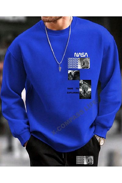 x-compass life Nasa Illustrated Seasonal Tracksuit Set - Crew Neck