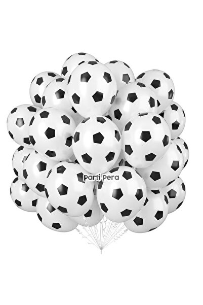 parti pera 10 Adet Futbol Topu Baskılı Balon 12 inç