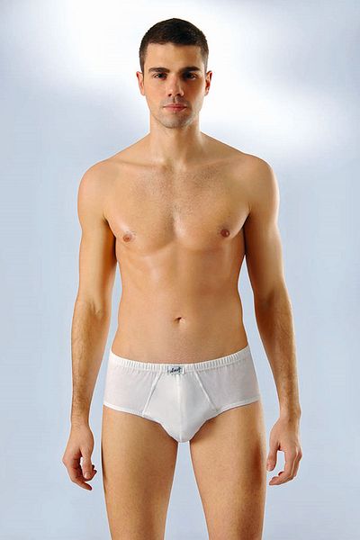 Anıt 5 τεμάχια, ανδρικό slip 100% βαμβάκι (Beniçe White)