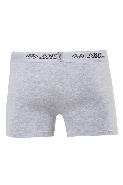 Anıt Ανδρικό μπόξερ 1115 Γκρι 3 τεμαχίων Lycra Cotton