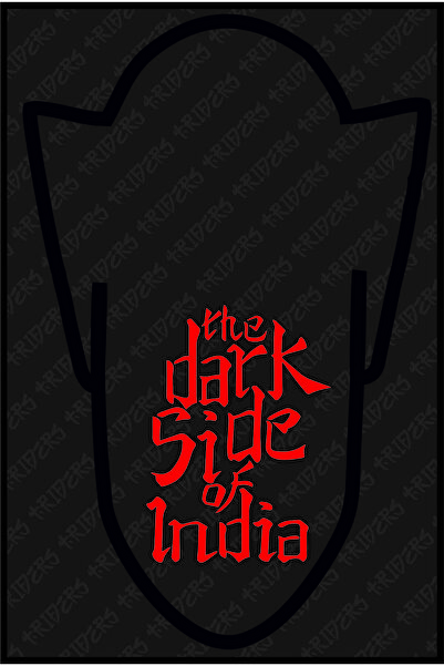 TRİDERS Bajaj Tvs Hero Sticker The Dark Side Of India Sticker 10 Cm X 14 Cm R...