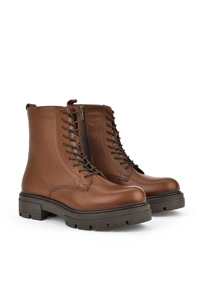 Ziya Genuine Leather Women's Boots - 14319Z66285 Tan