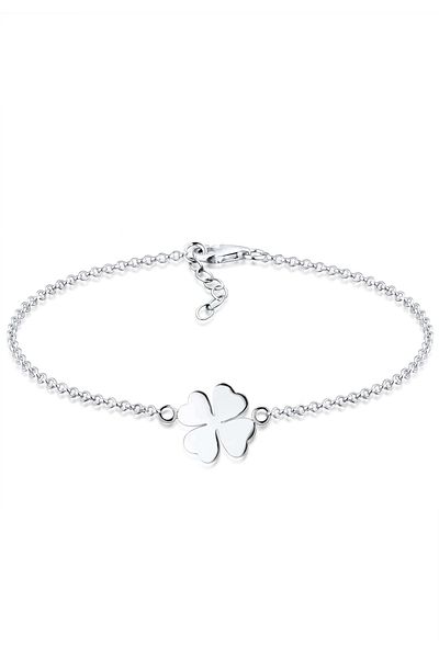 ELLI Armband Kleeblatt Glücksbringer Symbol 925 Sterling Silber