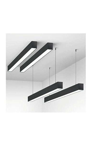 N Naturel Aydınlatma 120cm Lineer Aydınlatma Avize / 3 Renk Işık / Kumandalı