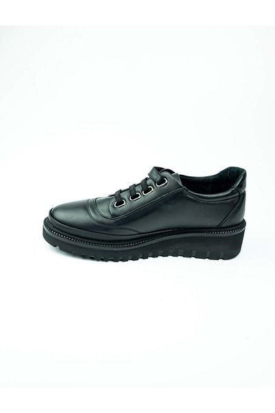 Voyager 9923 PANTOF DE CONFORT DIN PIELE GENUINA DE DAME NEGRA