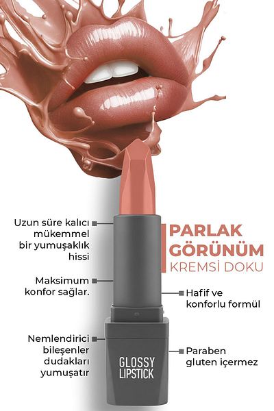 Alix Avien ALIX AVIEN GLOSSY LIPSTICK 304 NUDE