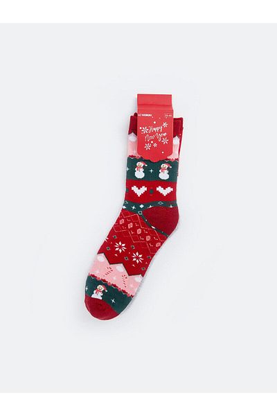 LC Waikiki Lcw Dream New Year's Themed Women's Socks 2 Pack
