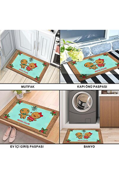 Monnhein Waterproof Custom Design Door Mat for Christmas - Colors and Decorations