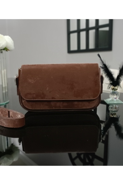 NahitaTyana Geantă de mână pentru femei din piele intoarsa, geanta de umar