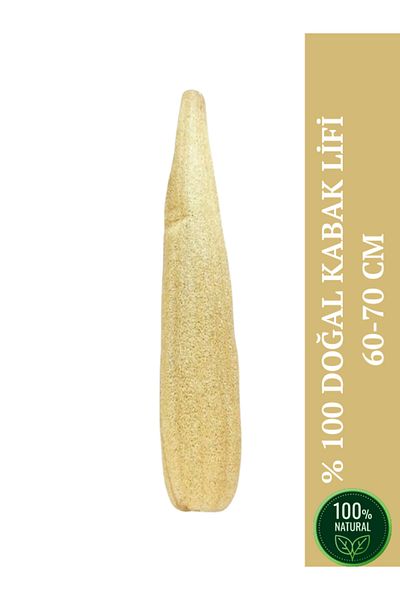 LEODİNS Natural Pumpkin Fiber (1 Piece 60-70 cm), Kitchen and Bathroom, Natural Scrub