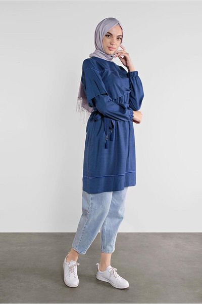 Alvina Tasseled Belted Tunic 41190
