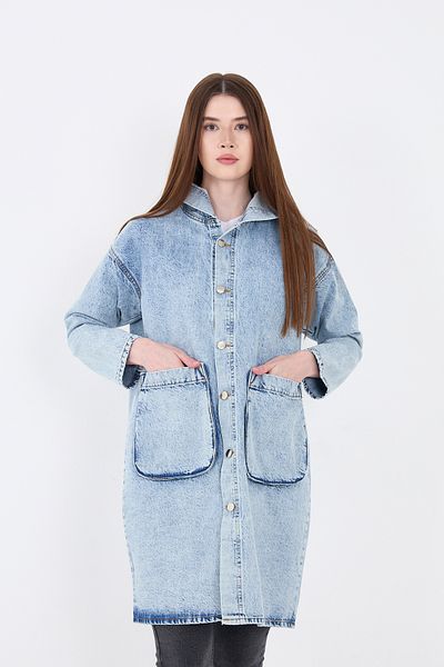 ENZİM JEANS Jachetă de damă oversize din denim