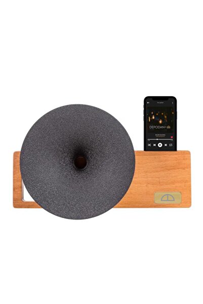 Bahar Aydınlatma Muse Açık Ceviz Akustik Gramofon