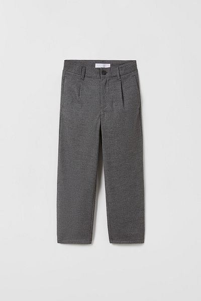 Zeyder Kids Gray Plaid Boys' Trousers
