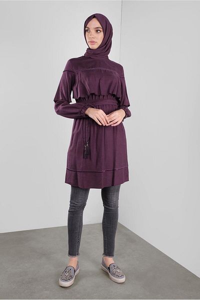 Alvina Tasseled Belted Tunic 41190