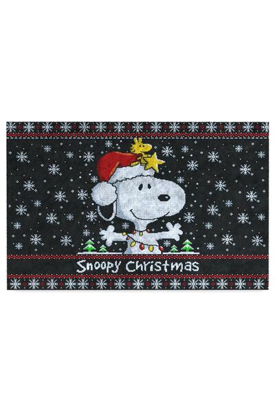 Monnhein Yeni Yıl Özel Tasarım Kapı Paspası, Yılbaşı Renkleri ve Şık Süslemeler ile Su Geçirmez, İç ve Dış Me