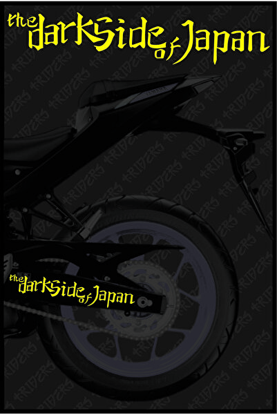 TRİDERS HONDA YAMAHA MT SUZUKİ  STİCKER  The Dark Side Of Japon Sticker  5 cm...