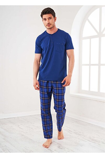Relax Mode Erkek Dokuma Pijama Takımı - 10010