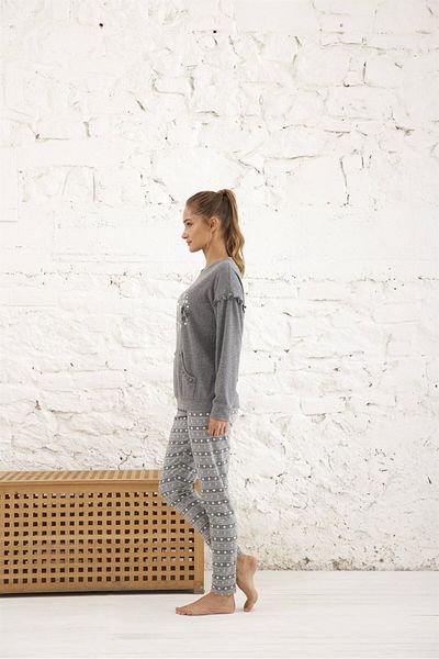 Relax Mode Women's Thermal Pajama Set - 10465