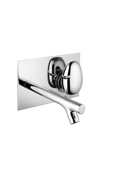 VitrA İstanbul A42231 Ankastre Lavabo Bataryası, Uzun, Sıva Üstü, Krom