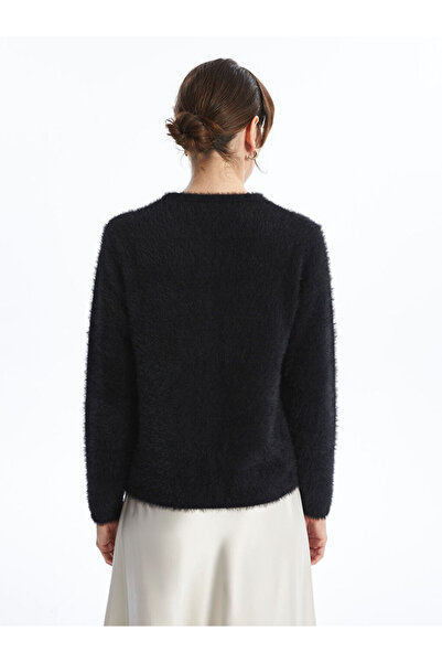 LC Waikiki LCW Bisiklet Yaka Kadın Triko Hırka