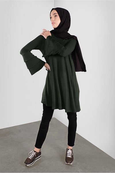 Alvina Volan Sleeve Detail Tunic 41235