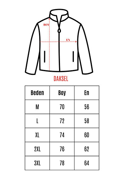 DAKSEL Ανδρικό φουσκωτό παλτό με κουκούλα από πλακάκι