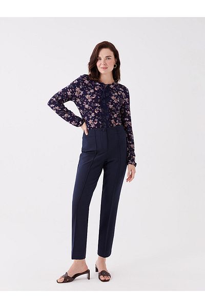LC Waikiki Slim Fit dámské rovné kalhoty