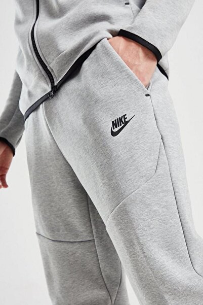 Nike Sportswear Tech Fleece Jogger Παντελόνι Γκρι Φούτερ Γκρι