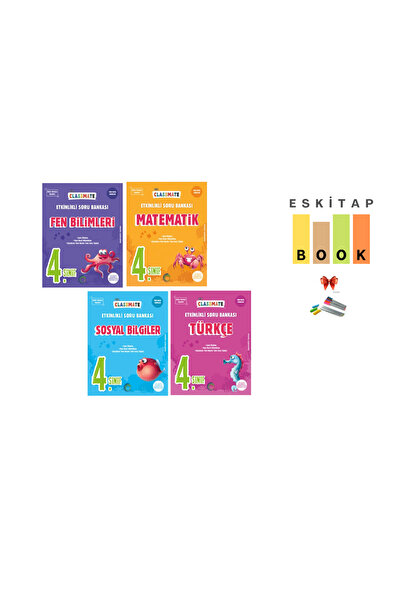 Okyanus Yayınları 4. Sınıf Classmate FEN BİLİMLERİ + MATEMATİK + TÜRKÇE + SOS...