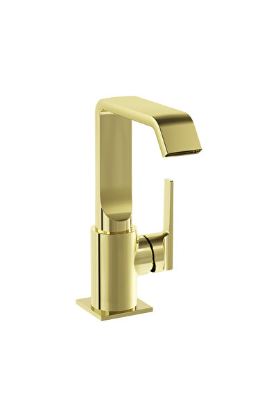 VitrA Suit A4261674 Lavabo Bataryası, Soft Altın , Yandan