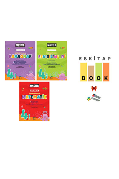 Okyanus Yayınları 4. Sınıf Master FEN BİLİMLERİ + MATEMATİK + PARAGRAF Soru B...