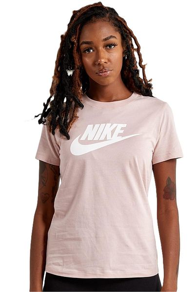 Nike Γυναικείο ροζ μπλουζάκι Sportswear Essential Icon Futura