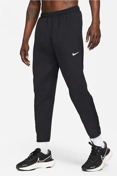Nike Dri Fit Running Walk Pant Μαύρο Παντελόνι Πεζοπορίας Τζόκινγκ Φούτερ Μαύρο