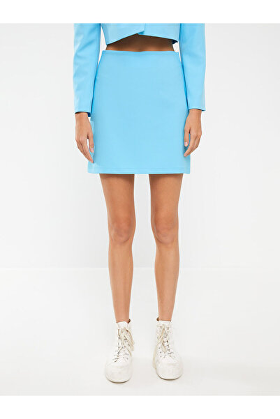 LC Waikiki Fustă de damă în linie A dreaptă, cu fermoar în talie