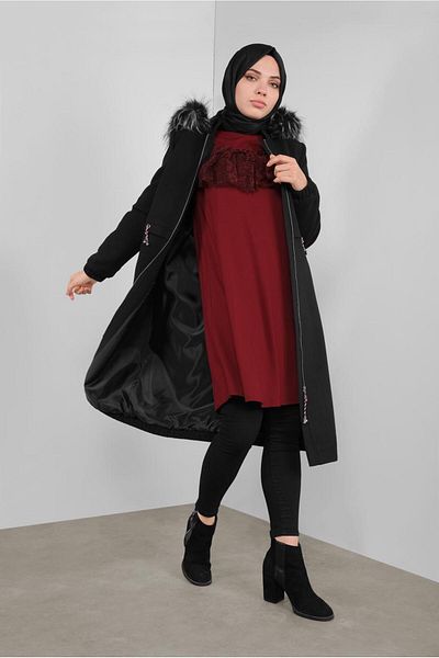 Alvina Lace Tunic with Frill 41213