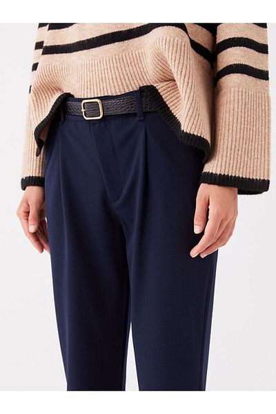 LC Waikiki Dámské mrkvové kalhoty LCW Casual Standard Fit