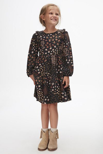 nk kids Nk Κοριτσίστικο Φόρεμα Σεμπόι 4-8 ετών Anthracite