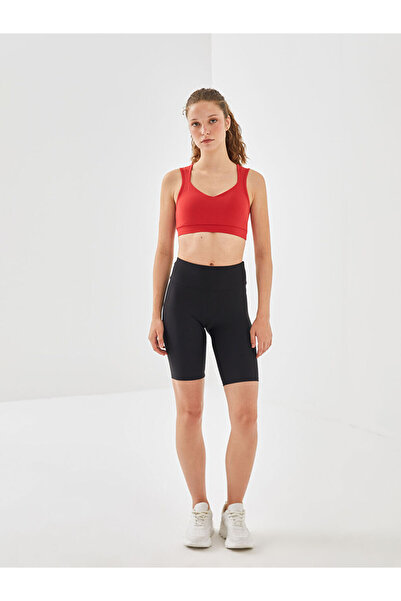 LC Waikiki Red Heart Collar Printed Women's Sports Bustier