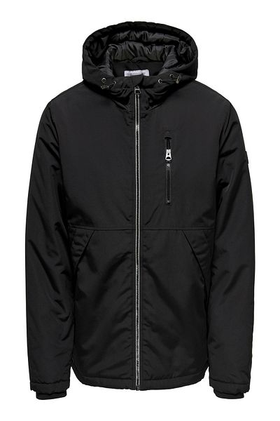 Only & Sons Schwarze Kapuzenjacke von Onsjay - Otw Vd 22025214