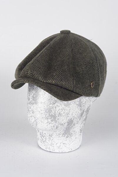 mercantoptan Kışlık 8 Yünlü Parca Balık Sırtı Model Peaky Blinders  Kasket Şapka