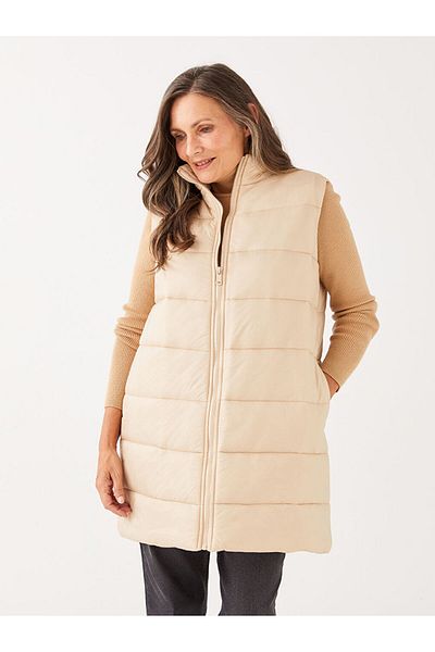 LC Waikiki LCW Grace Women's Stand Collar Straight Vest