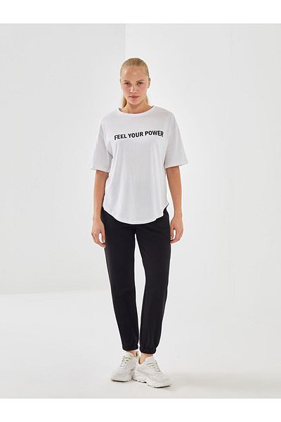 LC Waikiki Tricou sport pentru femei XSIDE ACTIVE cu decolteu cu imprimeu