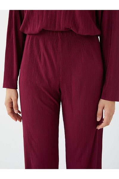 LC Waikiki Dámské kalhoty Slim Fit s elastickým pasem