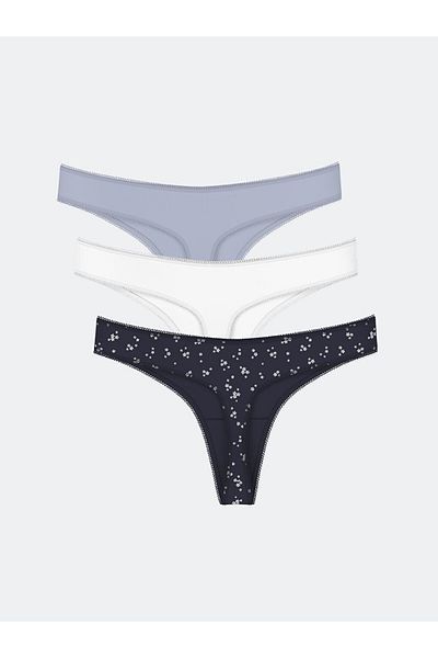 LC Waikiki Pachet de 3 chiloți tanga imprimați