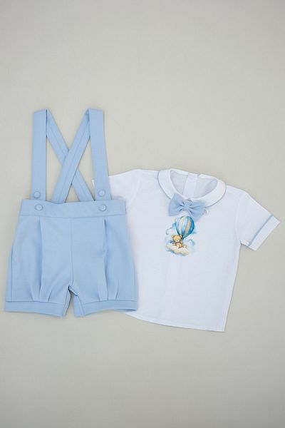 annerüyası Bear Zeplin Printed Shorts Salopette Suit