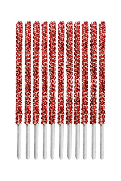 Deniz Party Store Red Stone Cake Pops Stick 16cm 12 Pieces