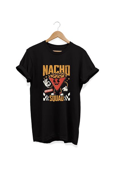 remonz Μπλουζάκι Nacho Printed Oversize Crew Neck 100% Cotton Plus Size T-shirt