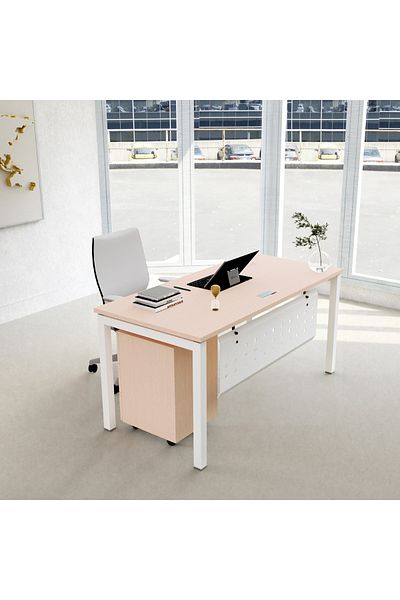 Mahmayi Figura 72-16 Oak Modern Workstation